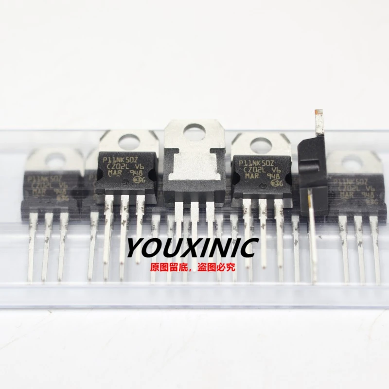 YOUXINIC  100% New Imported Original STP11NK50Z  P11NK50  STP11NK50ZFP P11NK50ZFP TO-220F  N-Channel MOS FET 10A 500V