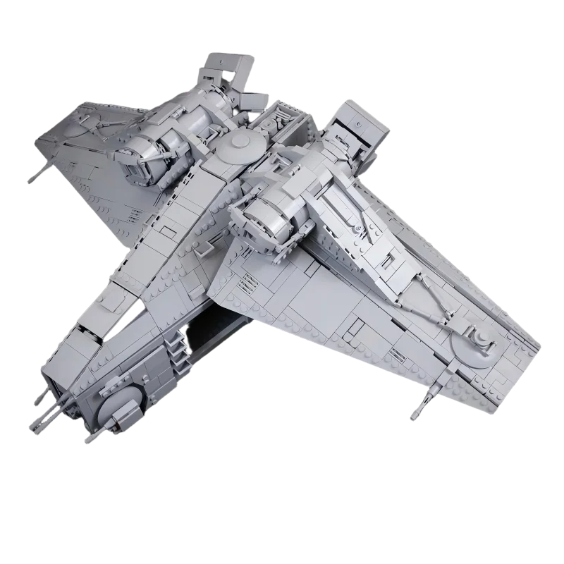 Série de guerra espacial moc acorazado imperial blocos de construção conjuntos modelo patrulha cruiser diy montagem tijolos coletor conjuntos brinquedos presentes