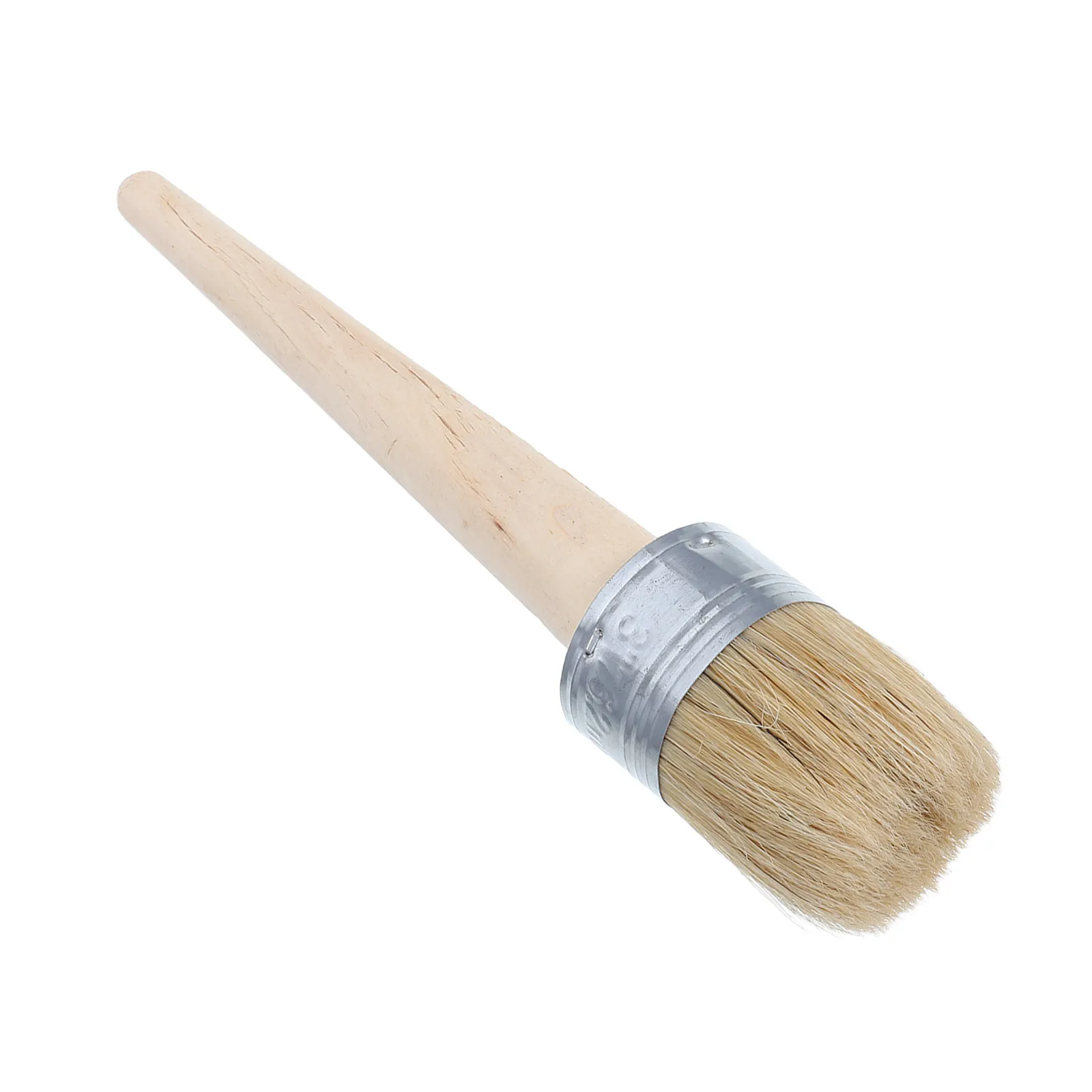 

Круглая кисть для нанесения воска с натуральной щетиной, идеально подходит для воскования мебели, реставрации, трафаретов, поделок, домашнего декора, работы с деревом
