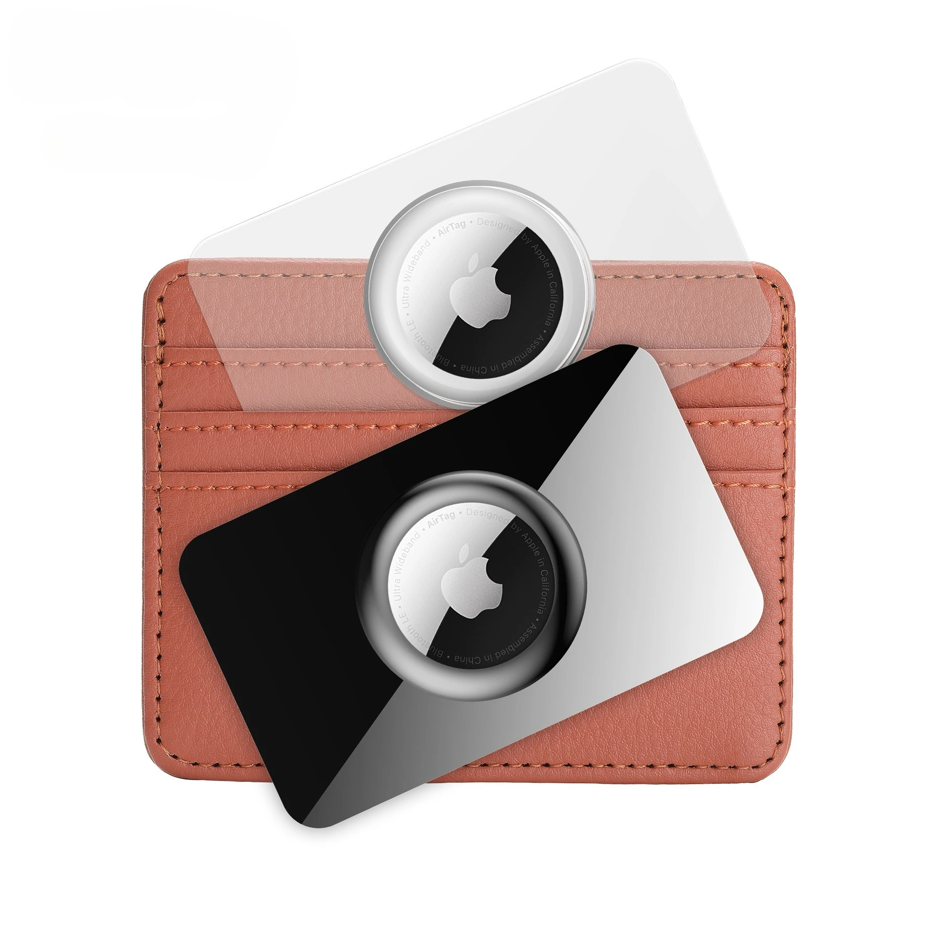 For Apple Airtag Protective Case Ultra Thin Card Anti Loss Device Locator Cover For Wallet Handbag Pocket Airtag protective case