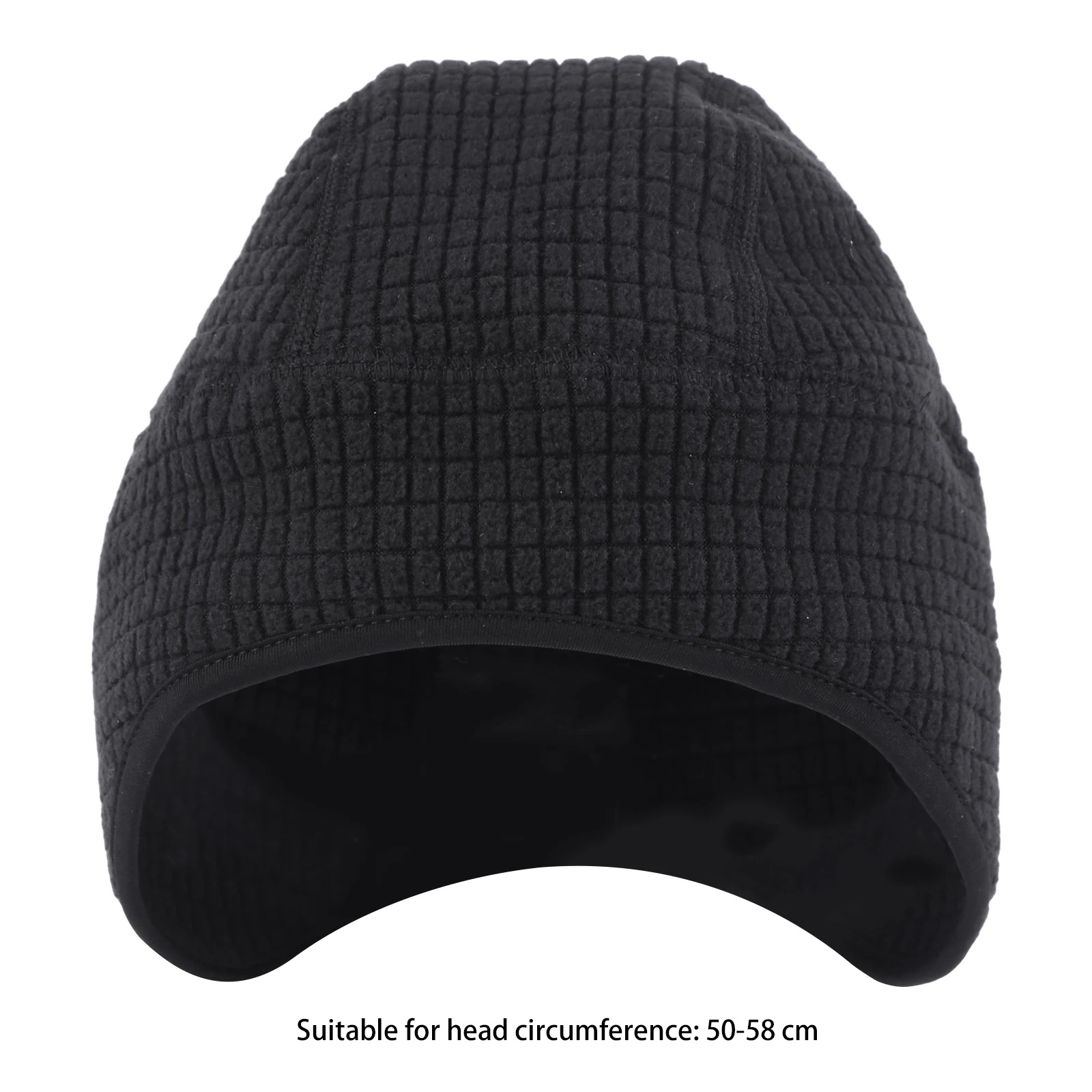 قبعة شتوية ببطانة على شكل جمجمة من الصوف لركوب الدراجات للرجال في الهواء الطلق