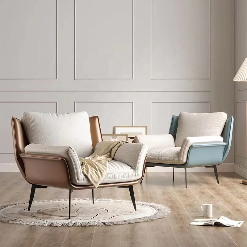 

Современное кресло для отдыха, одноместное, для гостиной, с металлическим каркасом, обивка из вельветовой ткани, акцентное кресло для зоны отдыха