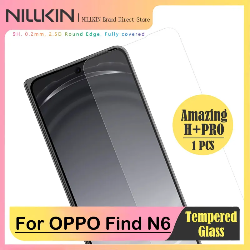 

For OPPO Find N6 NILLKIN H+PRO Anti-Explosion Tempered Glass Screen Protector, 9H Hardness, Anti-Fingerprint, Japan AGC Glass