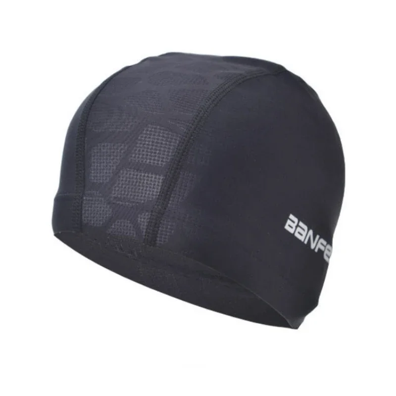 Gorro de natación deportivo de pelo largo para hombre y mujer, gorro de tela impermeable para proteger las orejas, gorro de natación duradero y Flexible de alta elasticidad