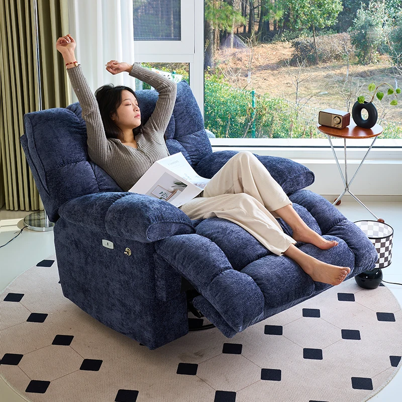 كابينة كهربائية من الدرجة الأولى لشخص واحد، شخص كسول، أريكة، غرفة المعيشة، الترفيه، كرسي هزاز مستلق