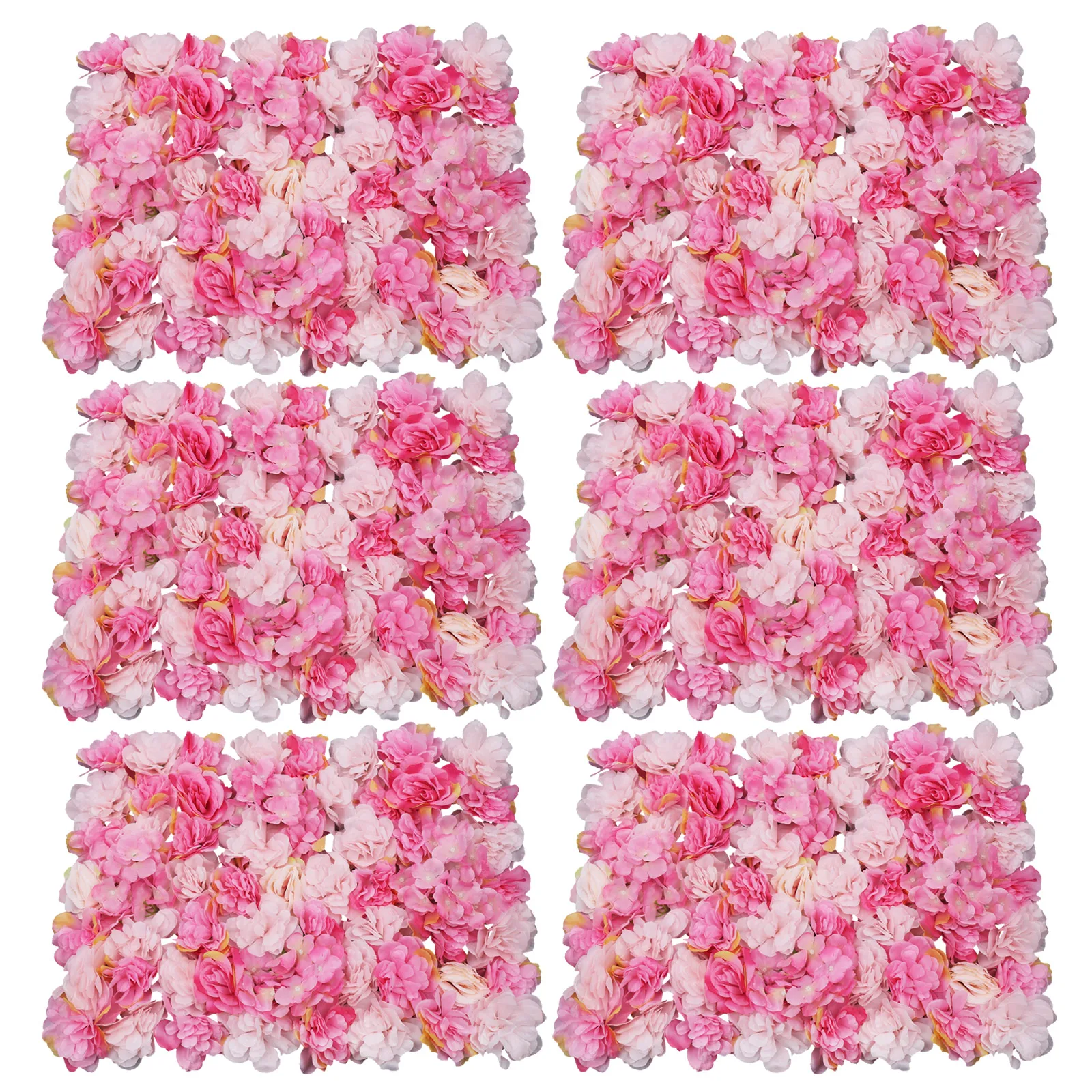 Durable Flower Wall – 6-Piece Set, Weather-Resistant, Easy to Install for Indoor/Outdoor Decor