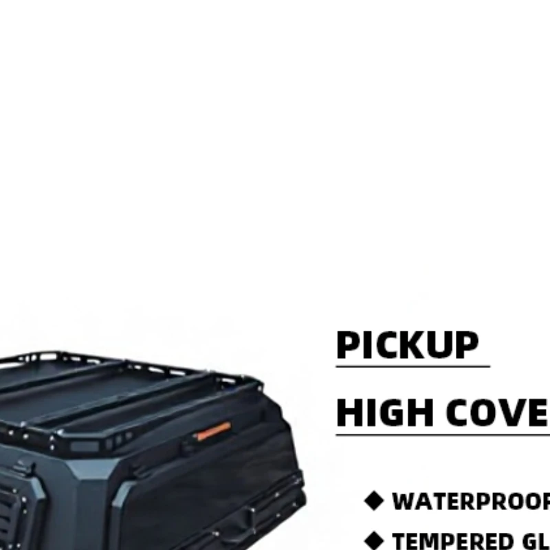 Auto Parts 4x4 Aluminum Pickup High Tonneau Canopy Bed Cover, Fit Pickup Truck
