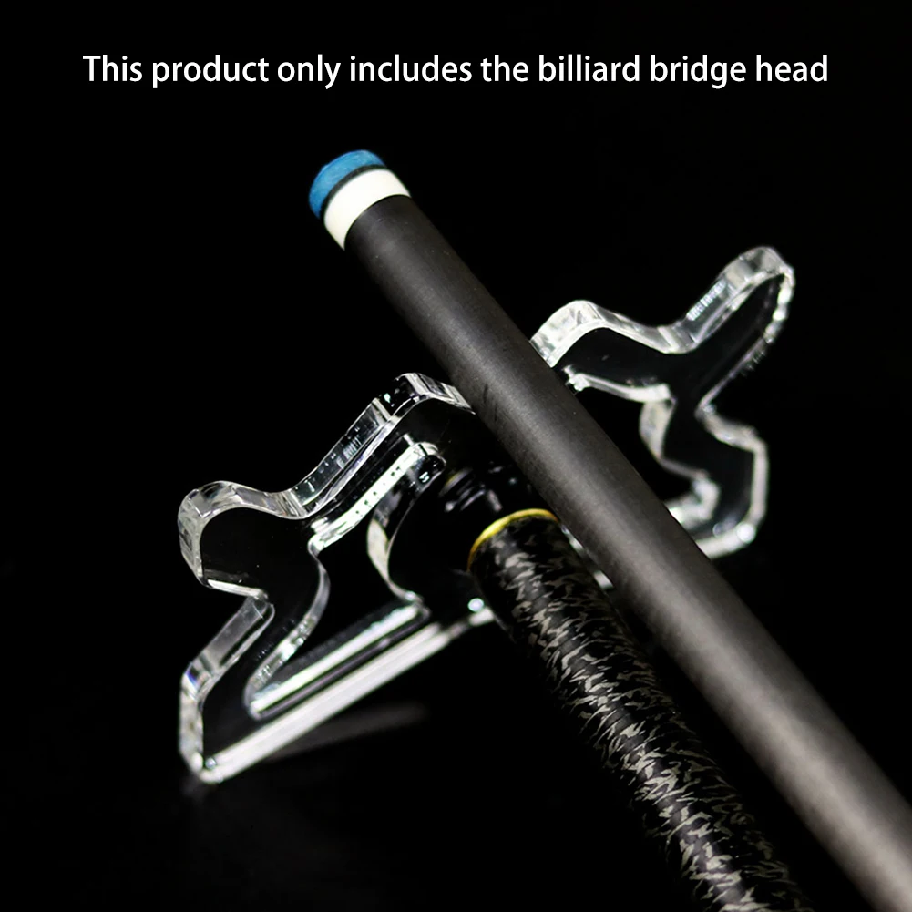 for bridge Shots Transparent Pool Cue for bridge for acrylic Cue for bridge Multi-angle Crown Shape Converts Cue To for bridge