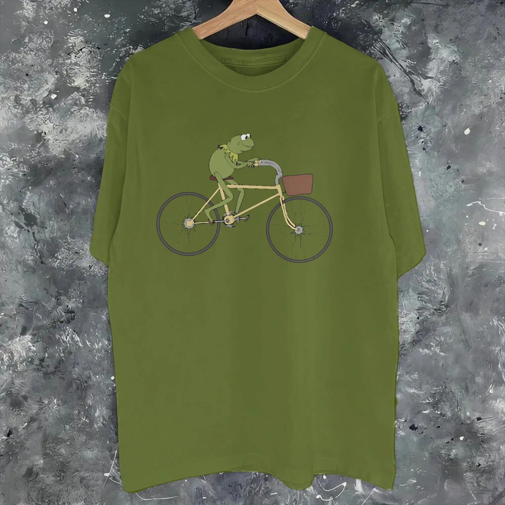 Kermits the Frog Graphic Printed T Shirt Men Women  100% Cotton  Tee Shirt Clothes