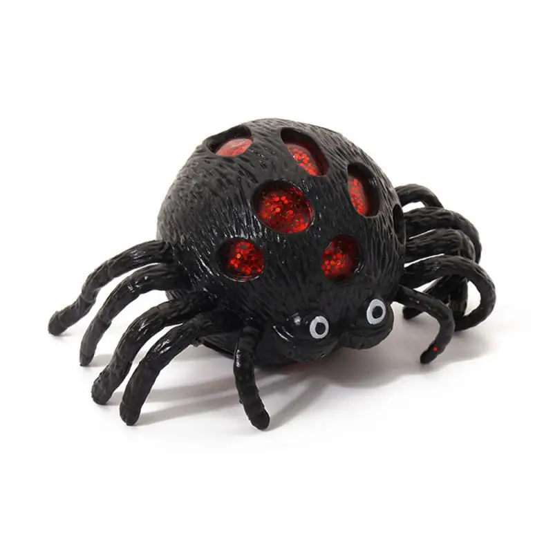 Durable Simulation Toys Vent Toy Not Perishable Wear-resistant Stress Relief Toys Healthy Bouncy Non-toxic Toy Safety Spider Toy