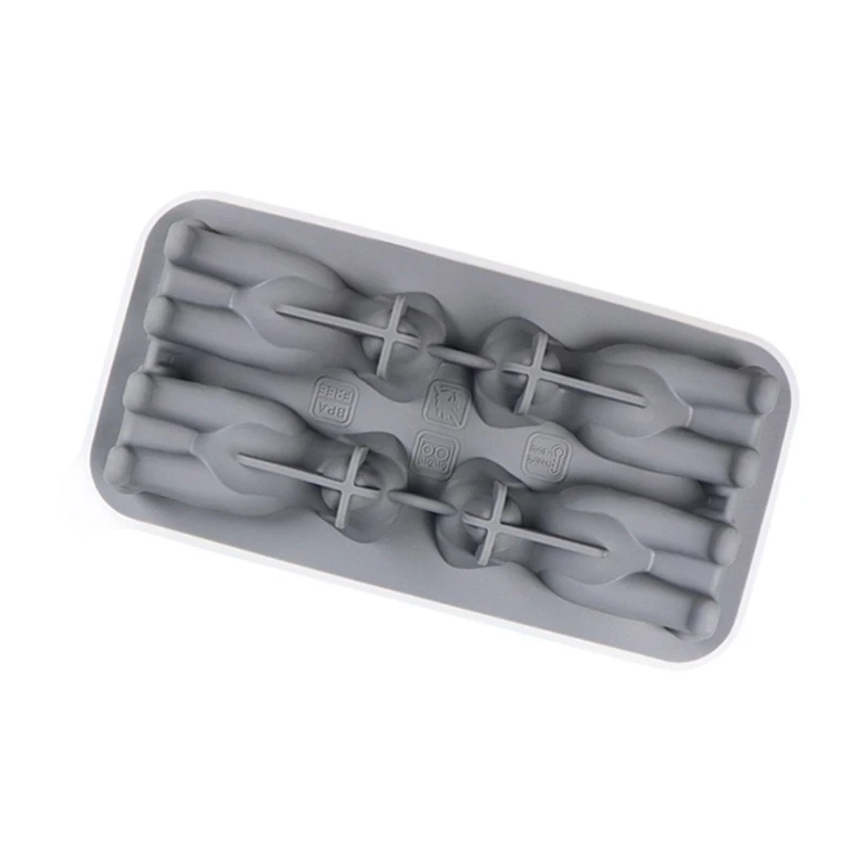 Làm đá có hình dạng dễ thương toàn bằng silicon Khối đá lớn Làm cocktail Nước trái cây Tủ đông