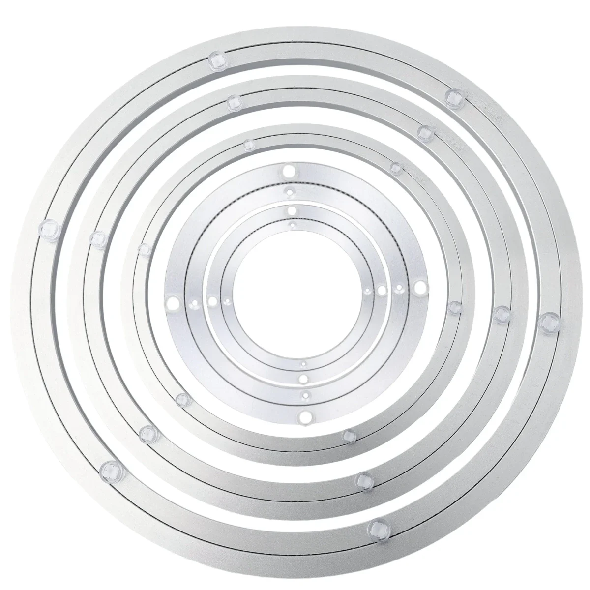 Heavy Aluminium Rotating Bearing 5/8/10/12/14/16Inches Design Lazy Susan Aluminum Ball Bearing Turntable Bearings Swivel Plate