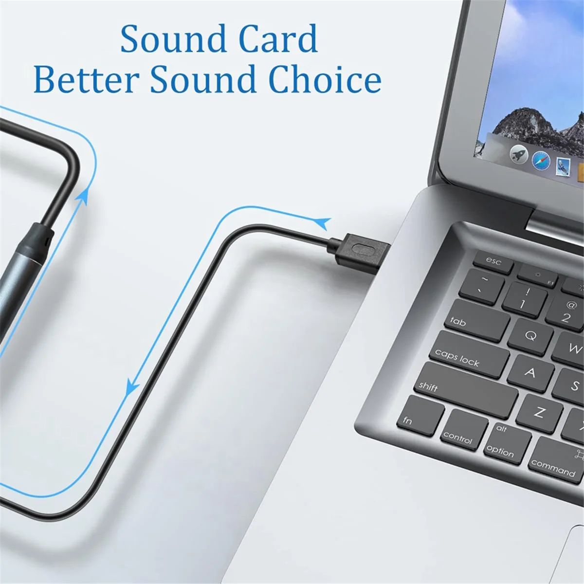 USB to Optical Audio Adapter USB A to Fiber Optic Audio SPDIF Port Connection Audio Converter Cable for Computer Laptop_N22R