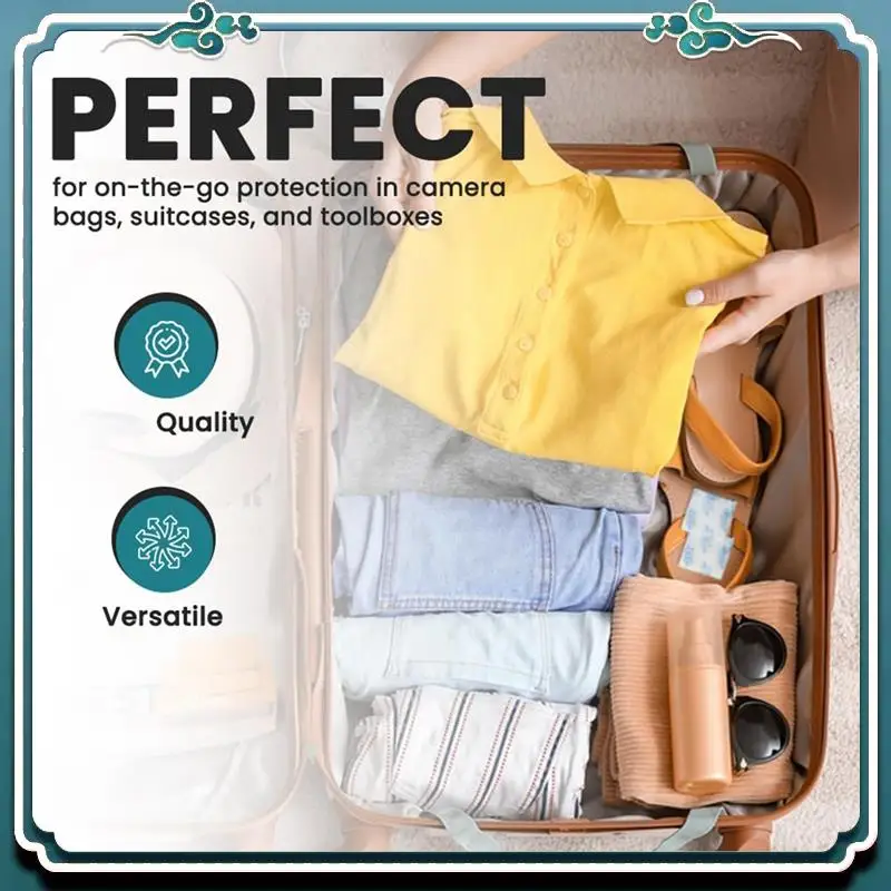 

A67K-300PCS 5G Silica Gel Sachets 300 Desiccant Bags Helps To Stop Damp, Mould, Mildew And Condensation