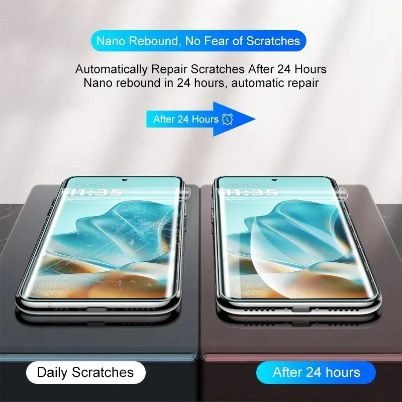 5Pcs Hydrogel Film For Motorola Edge 70 60 50 40 Fusion Pro Neo Full Cover Screen Protector For Motorola - náhled 3