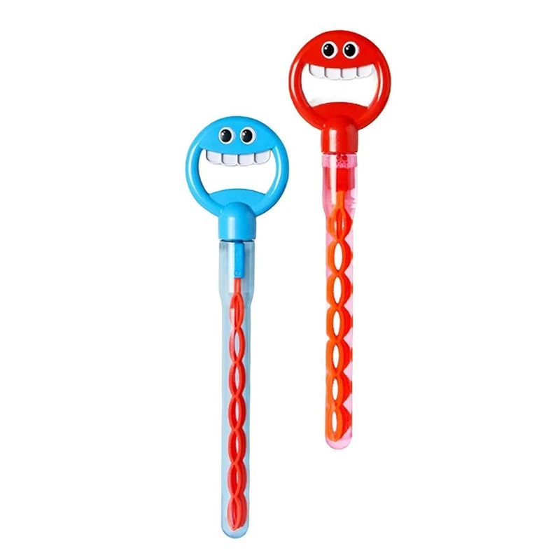 

Hand-Held Smiling Face Five-Claw 32-Hole Bubble Wand Can Produce A Large Number Of And Bubble Blowing Machine