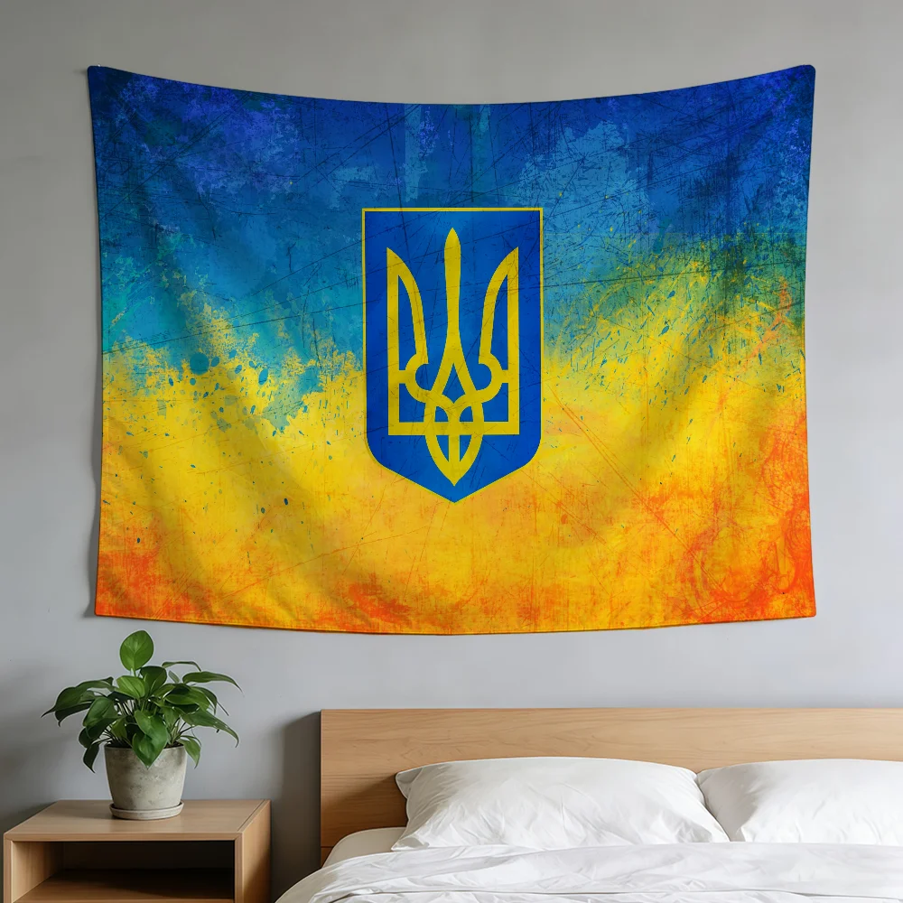 Drapeau durable pour l'extérieur et l'intérieur, décoration festive, design classique, pour poteau, mur, pièce, bannière U-UkraineS