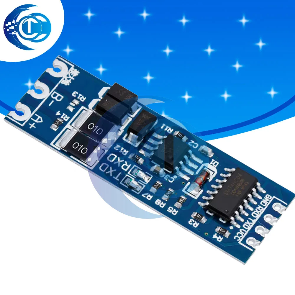 TTL-RS485 Bidirectional Converter Module: Serial UART Level Shifter with Auto-Flow Control – 3.3V/5V Power Supply