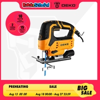 DEKO DKJS80XL100  JIG SAW 220V 800w  Woodworking Electric Tools Electric Saw With  Wrench Guide Ruler Saw Blade