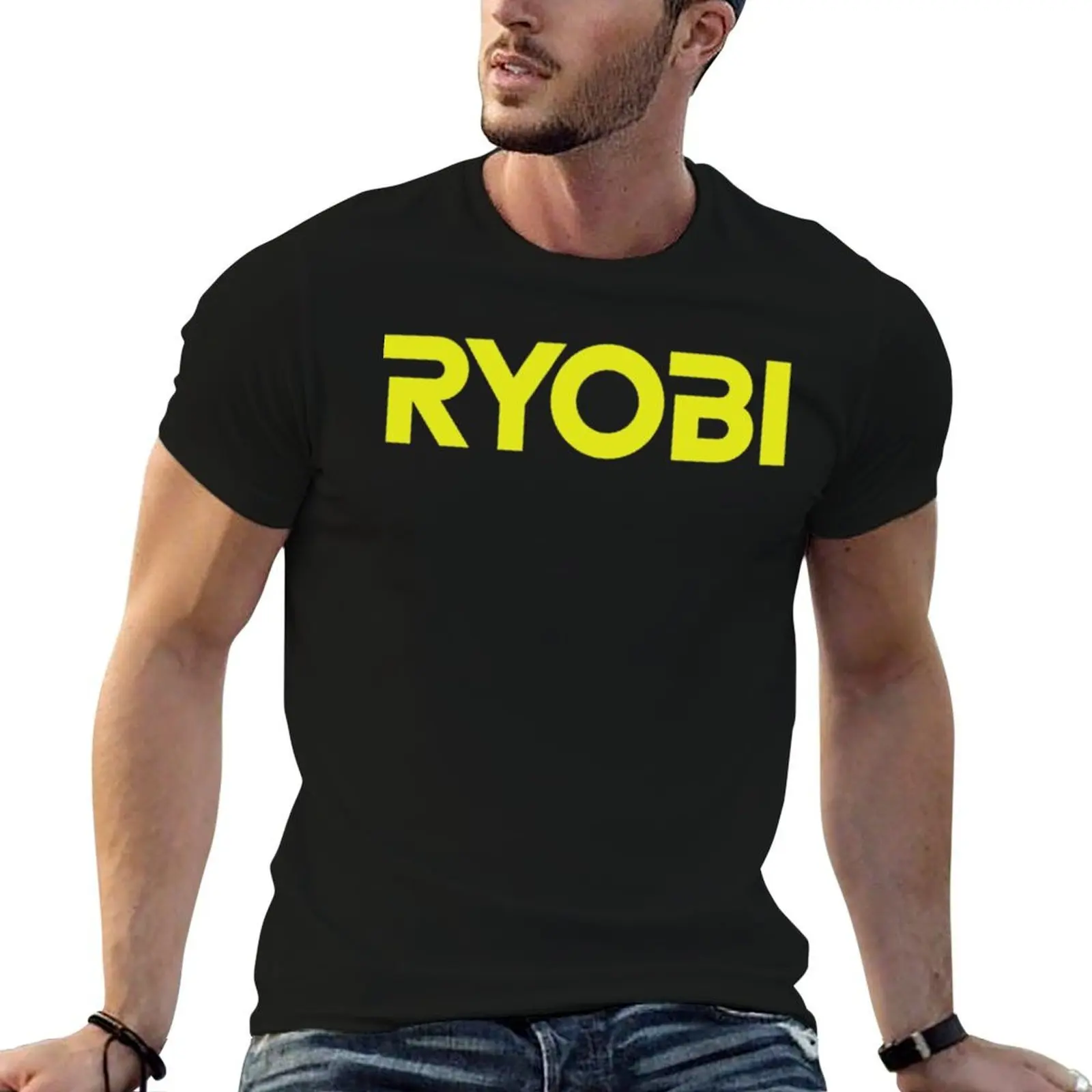 Ryobi T-Shirt heavyweights plain mens graphic t-shirts pack