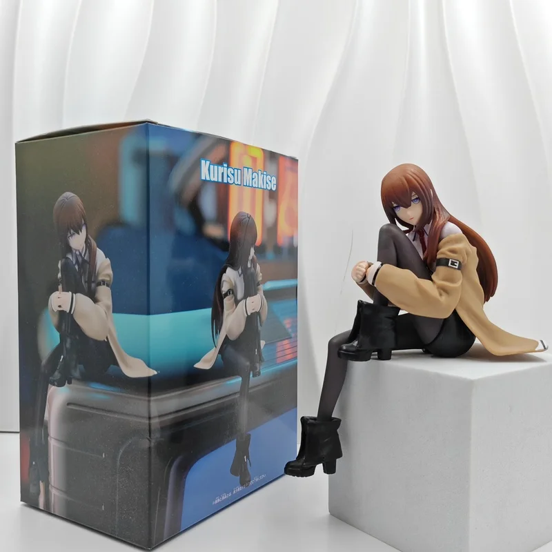 En Stock Furyu Steins Gate Makise Kurisu Noodle Stopper Figura de Acción Anime PVC Modelo Coleccionable Muñeca Regalo