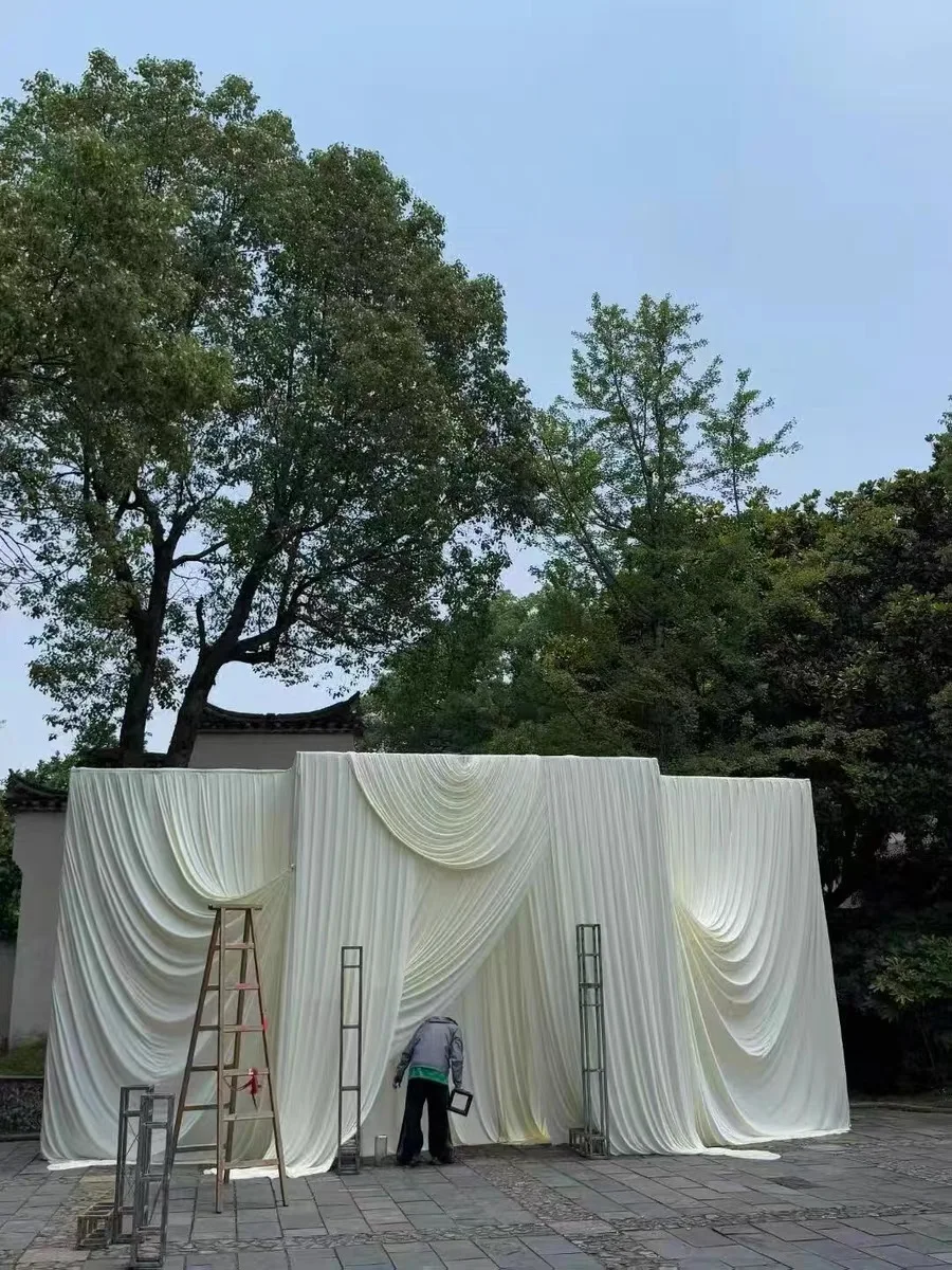 

Белый матовый фон, занавеска для вечеринки, свадьбы, морщин, бесплатная фотография, толстые шторы, фон, драпировка, тканевое украшение для детского душа