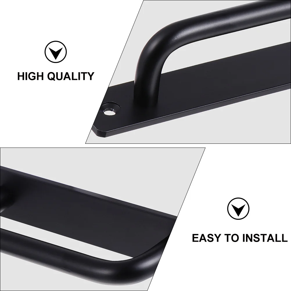 

2pcs Aluminum Alloy Cabinet Handles Barn Door Drawer Knobs Wardrobe Pulls Durable Furniture Pull Handle For Sliding Doors Easy