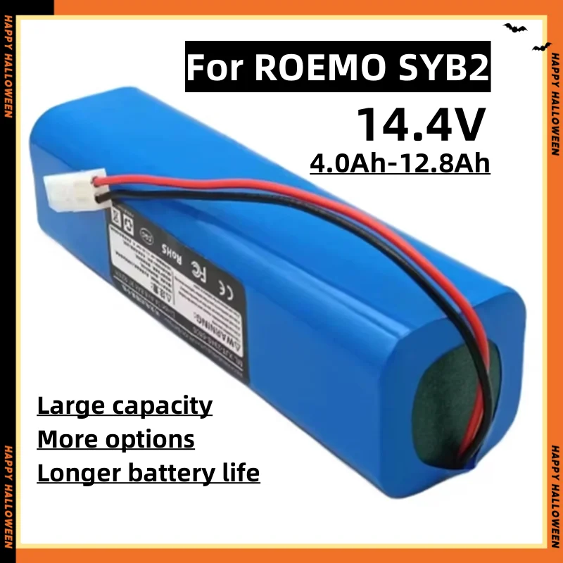 

Replacement Battery for ROMEO SYB2 Pro Robot Vacuum Cleaner 14.4V 12800mAh INR18650 4S2P