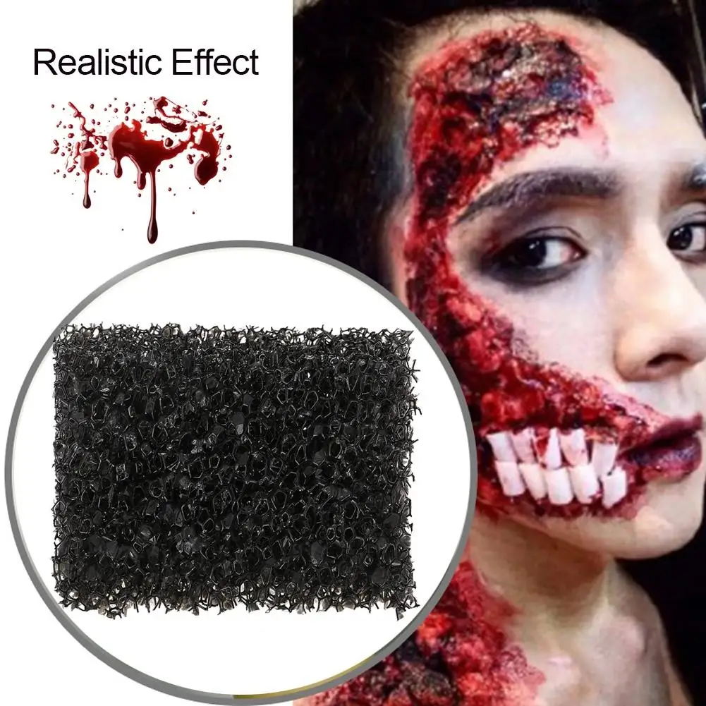 Esponja de maquillaje de efectos especiales para Halloween y Navidad, herramienta para puntear heridas con cicatriz de sangre para arte de cosplay