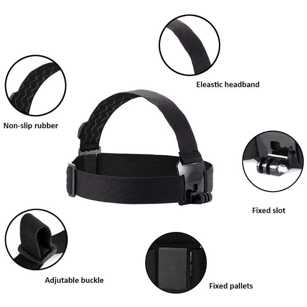 Head Strap Chest Harness Belt Mount For Gopro Hero 13 12 11 10 9 8 Insta360 X4 X3 DJI Action OSMO 4 3 Action Camera Accessories