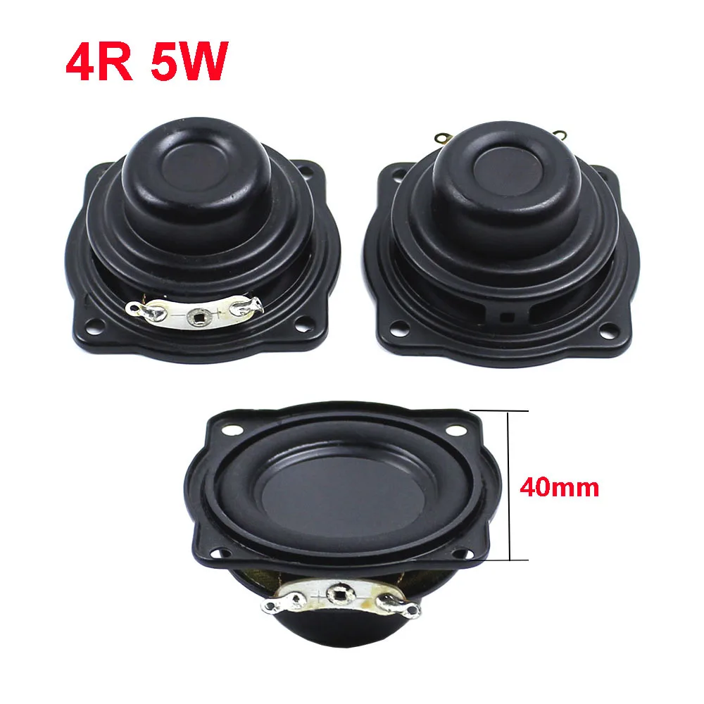 4 Ohm 5 Watt Full Range Audio Speakers Hifi Fever Loudspeaker 4R 5W 40mm DIY Home Theater Sound Amplifier Bluetooth Speaker ﻿