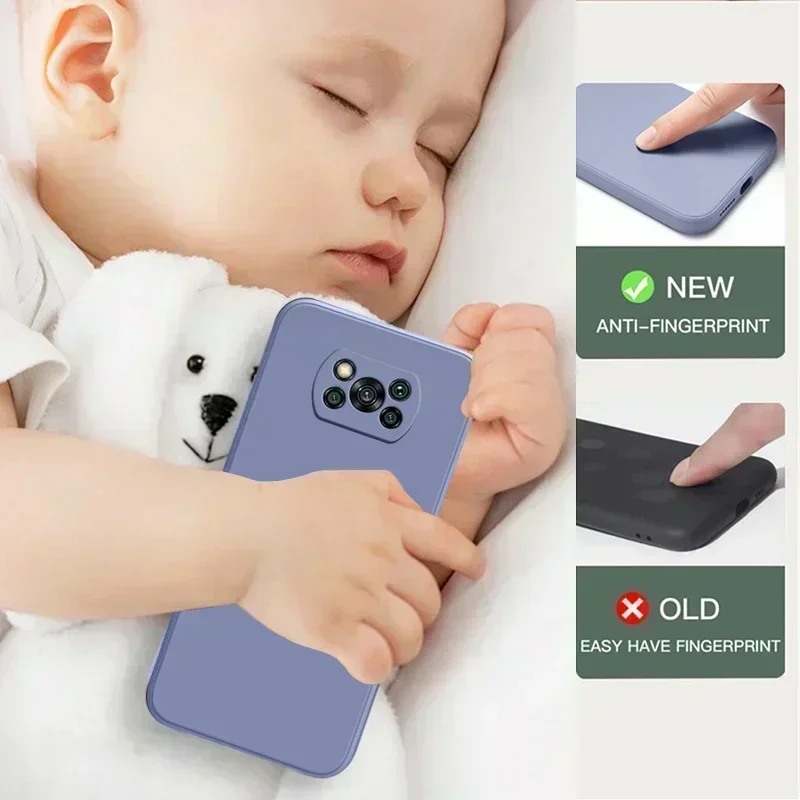 Luxo original caso de telefone de silicone líquido para xiaomi poco x3 x 3 pro nfc x3pro pocox3 pro casos macios para poco x3 pro capa traseira