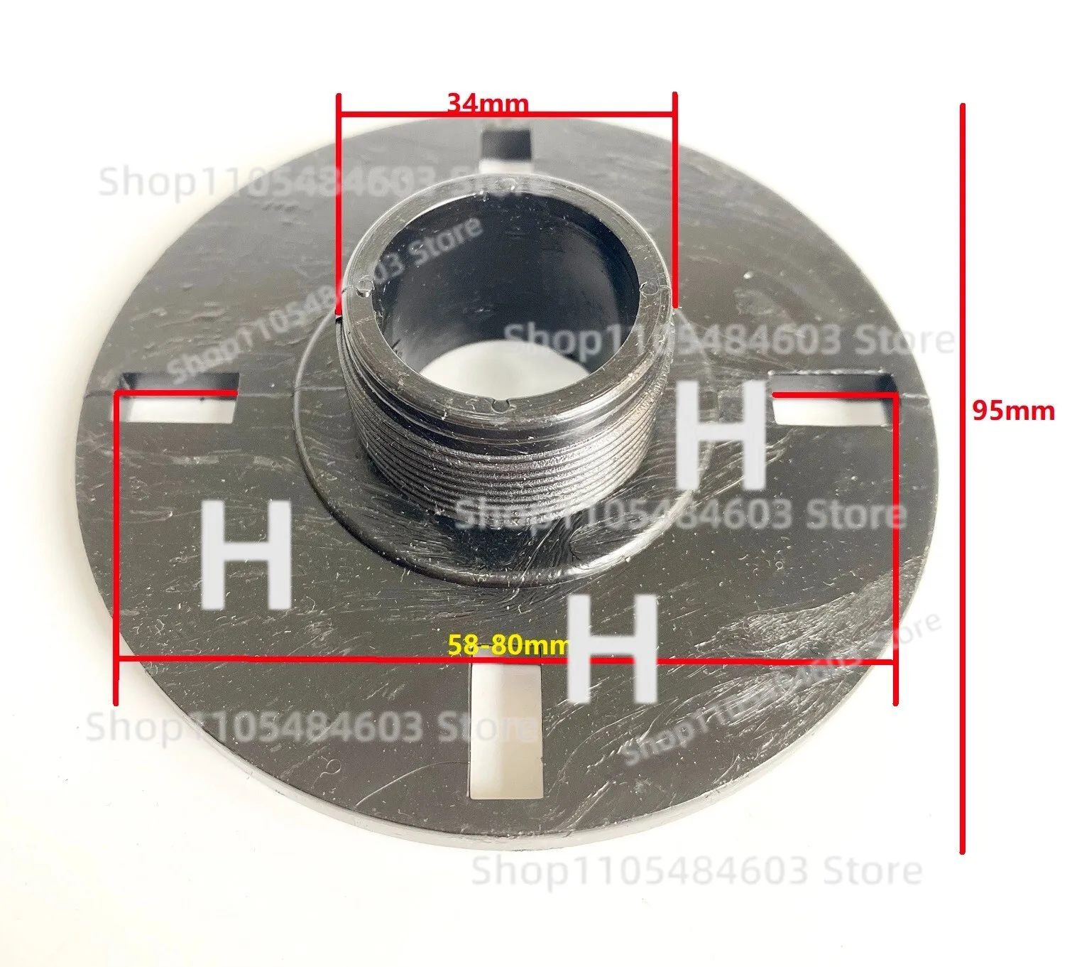 2 Quality ABS Horn Driver Adapter Male 1-3/8