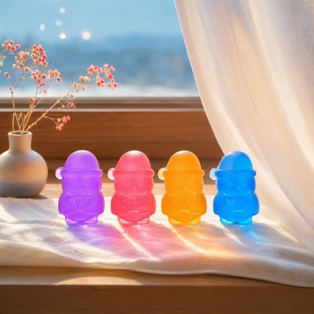 Elk/Santa Claus/Snowman Christmas Squeezed Cube Squeezing Realistic Non Rebound Fidget TPR Super Soft Christmas Pinch