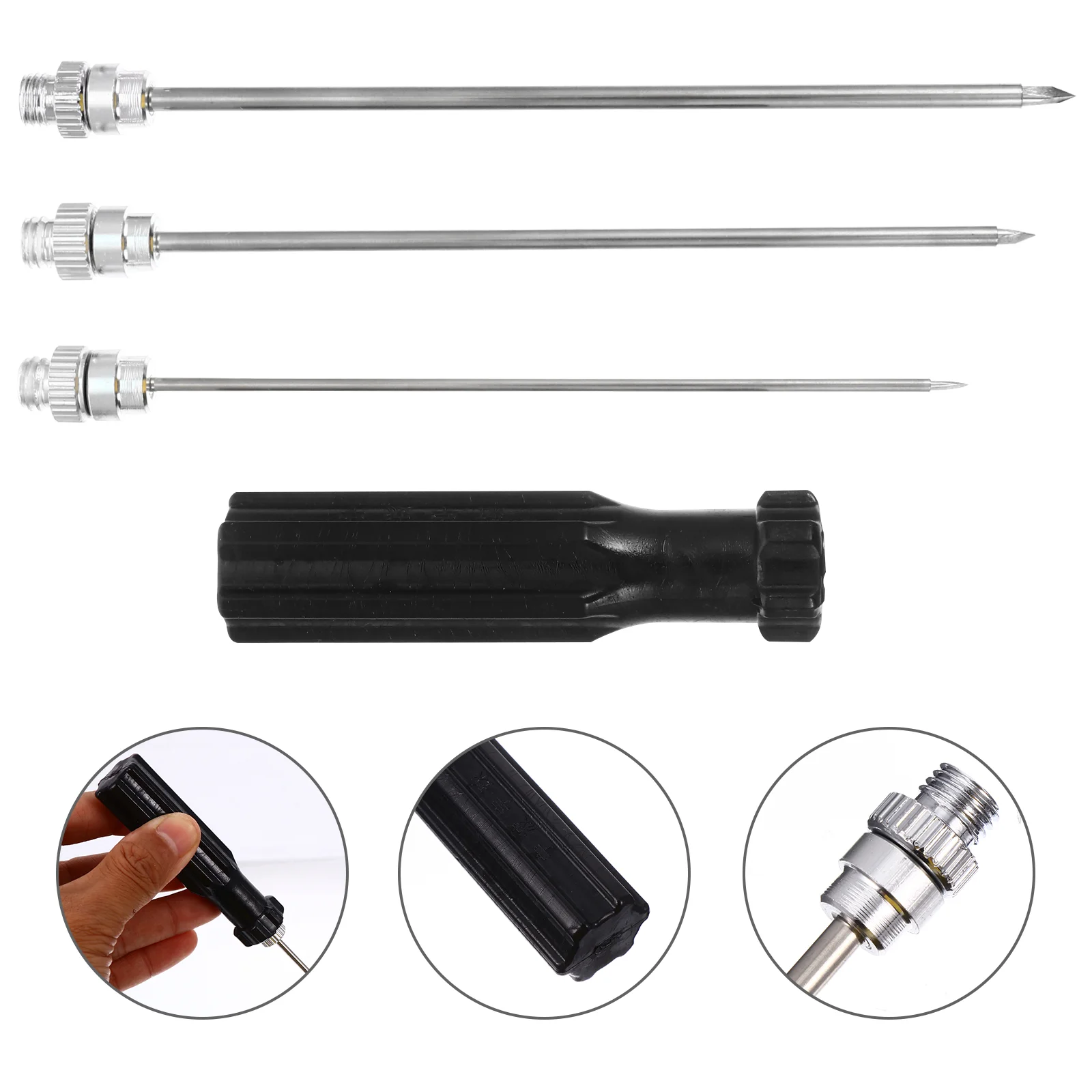 Stomach Deflation Needle Veterinary Equipment Trocar Cannula Cow Rumen Puncture Ventilating Tool Three-Purpose