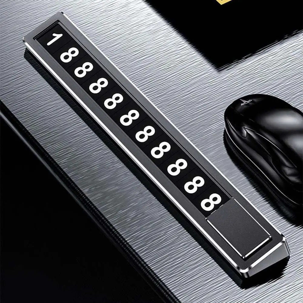 Parking Stop Sign Car Styling Accessories Phone Number Plate Car Park Supplies Temporary Parking Card Telephone Number Card