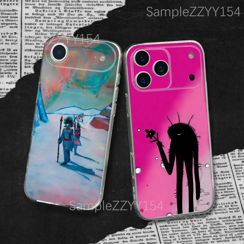 

Z-ZOE Band Phone Case For iPhone 17,16,15,14,13,12,11 Pro,Max,Plus,X,XS,XR,SE4,E Mini Transparent Soft Cover