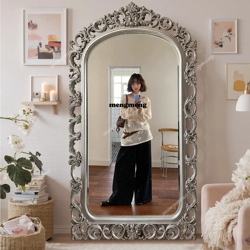 80x180 100x200 120x220cm wall art Room decoration Light makeup mirror mirrors full body espejos para pared designer furniture