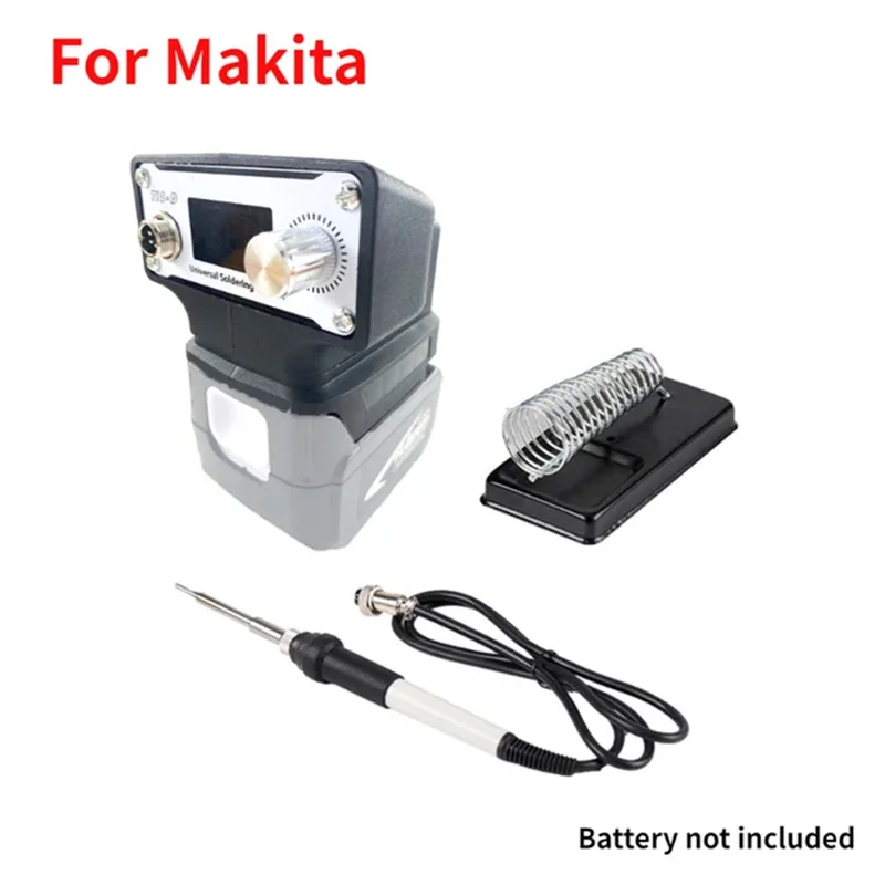 Cordless Soldering Station Solder Iron Protable Rapid Heating Digital Display Electronics Repairing Tool for Makita 20V Battery