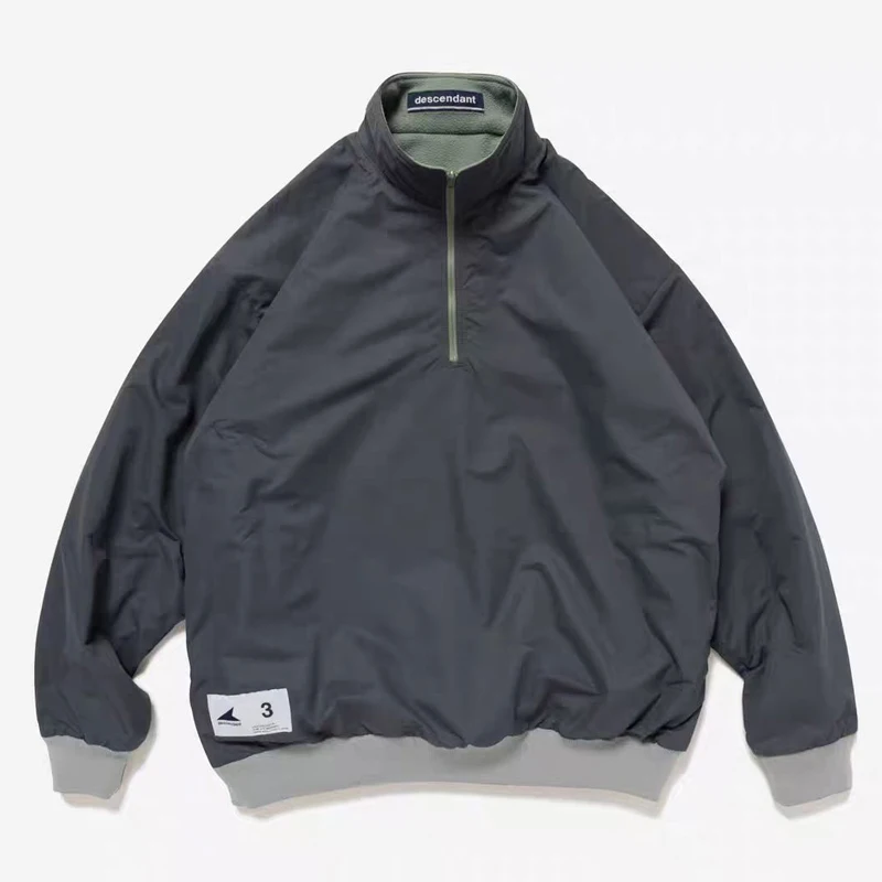 

Мужская куртка-пальто DESCENDANT в стиле японской уличной моды Harajuku, высокое качество, двусторонняя, можно носить как снаружи, так и внутри.