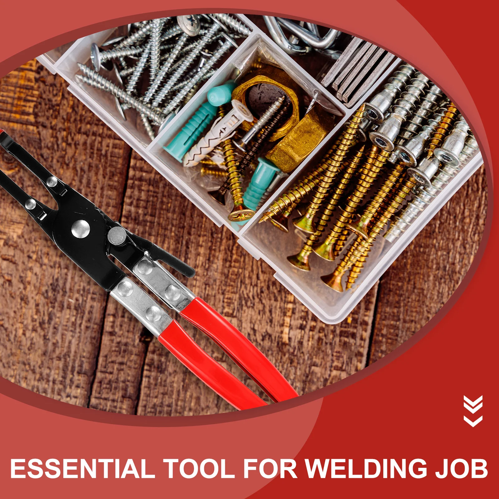 Soldering Plier Wire Pick Up Tool Sturdy Welding Clamp for Wire Welding Automobile Repair Welder Accessories Portable Tool