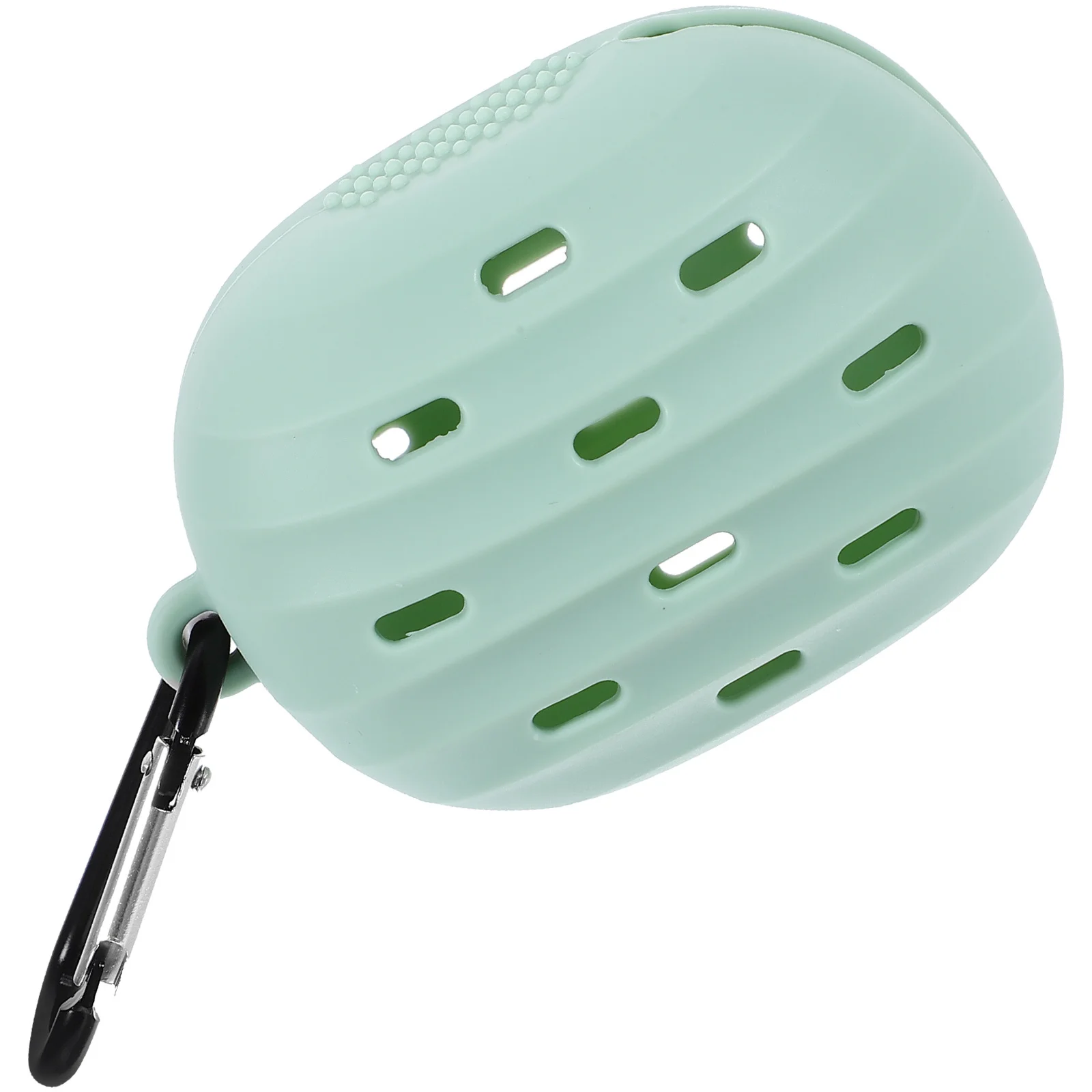 صندوق تخزين إسفنجة المكياج، مادة السيليكون المقاومة للتشوه، شكل عصري، لمسة نهائية ناعمة، بدون نتوءات، مثالية للسفر