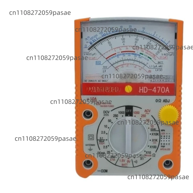 HD-470A/390A high-precision mechanical and electrical household repair pointer-type multimeter