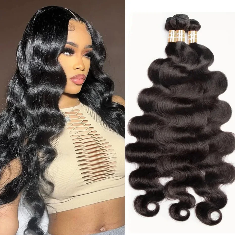 

30, 40-дюймовые пучки человеческих волос с объемной волной, 100% бразильские необработанные человеческие волосы, 1/3/4, пучки для женщин, толстый пучок, необработанные волосы Remy