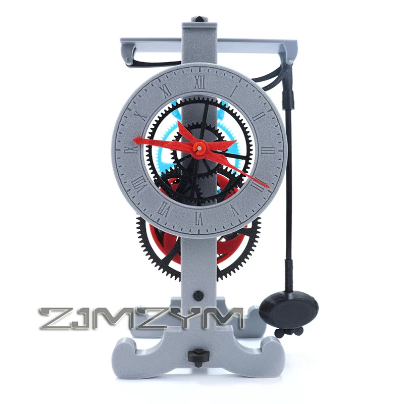 

Clockwork Mechanical Pendulum Clock 3D Printed Watch Model Single Pendulum Principle Physics Experiment Teaching Aid