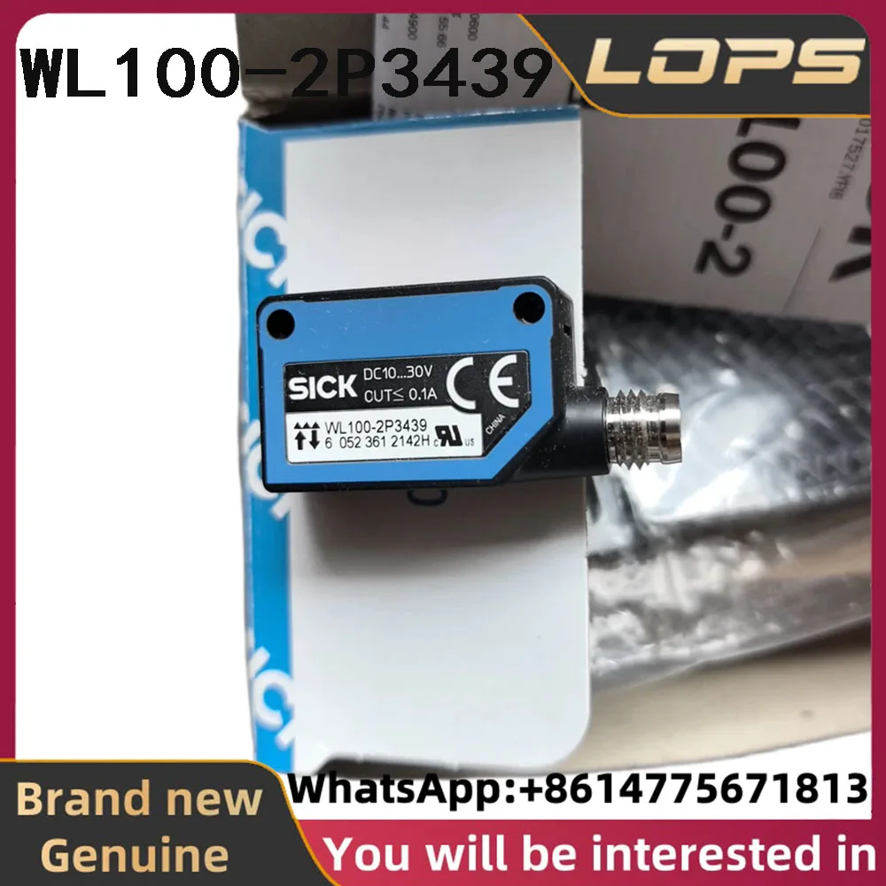 WL100-2P3439 Brand new original SICK Photoelectric sensor order number 6052361, welcome to consult