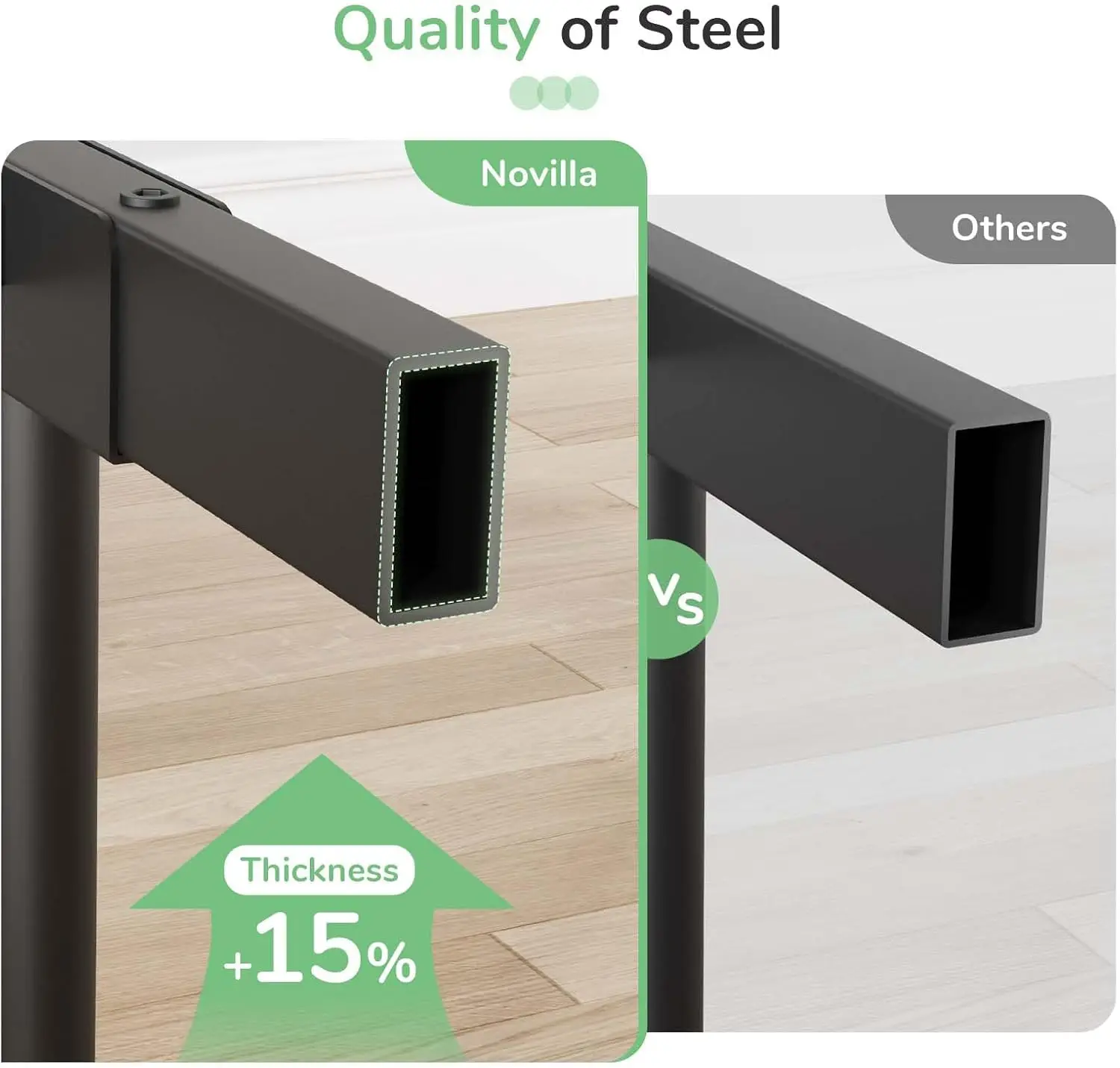 Metal Full Size Bed Frame, Headboard, Footboard, 14' Platform, Storage, No Box Spring, Strong Metal Slats