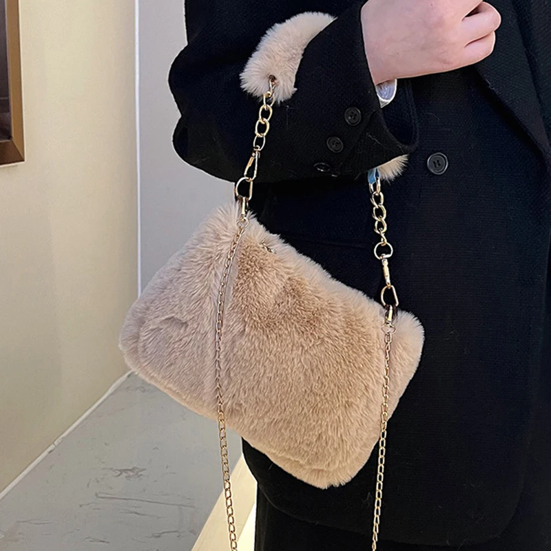 Thumbnail 3 - #32 Faux Fur Shoulder Bags Deals & Discounts