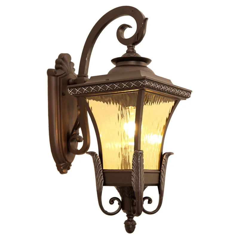 

Europe Wall Lamp Outdoor Villa Courtyard Lighting Aisle Balcony Corridor Retro Porch Light Waterproof