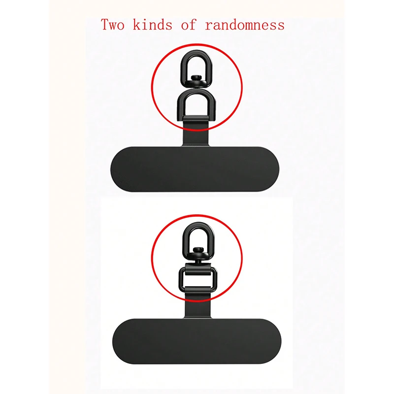 1pcs New Upgrated 360 Rotatable Stainless Steel Phone Tether Tab Metal Patch Gasket Cellphone Lanyard Safety Connecter Piece image 6